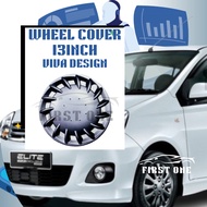 Universal R13'' Inch Car Wheel Cover Tyre Center Hub Cap Steel Rim Universal 13 Inch Rim Cover (Viva
