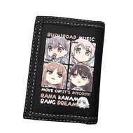 Coin Purse Bangdream Anime Merchandise mygo Three-Fold Wallet Japanese Style Coin Purse Japanese Wal