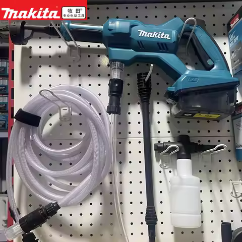 💯Makita DHW180 cleaning machine lithium battery 18V car wash gun outdoor portable high-pressure wate