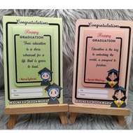 Graduation Gift/Souvenir 001 l Magnetic Bookmark l 9 Designs l Size 2 x 3 inches folded