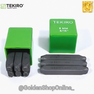 8mm Knock Number - 8mm Knock Number - Tekiro 8mm Punch Number