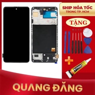 SAMSUNG A51 /A515 SCREEN SET (QX FRAME) FREE GLUE AND REPAIR 9 Piece