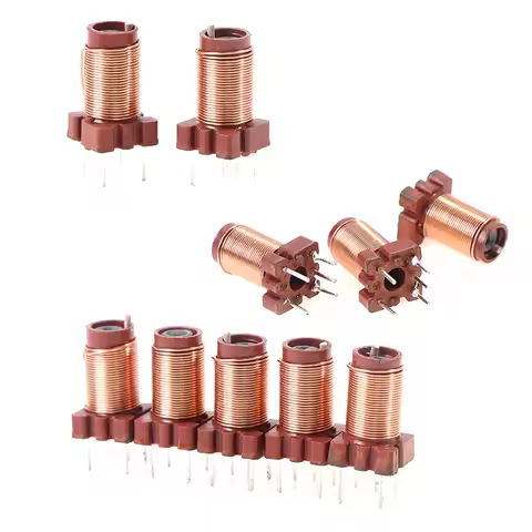 10pcs 26T 2.1uh-6.3uH Adjustable High-Frequency Ferrite Core Inductor