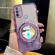 New Casing Phone Case OPPO A53 A33 A32 Silicone soft phone case cover Transparent casing Mirror Magn