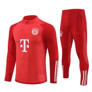 Long Sleeve Zipper Football Jacket Bayern Munich Training Wear Adult Kids Hoodie Match Outfit Sports