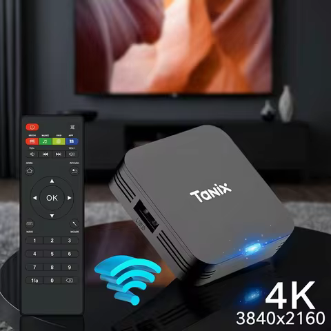 Tanix TX1 Android TV Box Allwinner H313 2.4G Wifi Mini Smart TV Stick Power by DC 5V 2A