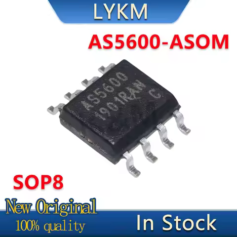 5-10/PCS New Original AS5600 AS5600-ASOM SOP8 Magnetic encoder chip In Stock