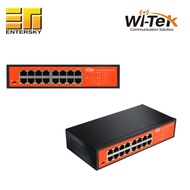 Witek WI-SG116D 16-Port Gigabit Desktop Switch with VLAN