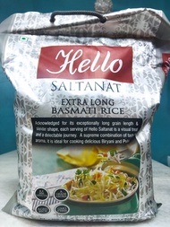 HELLO SALTANT EXTRA LONG BASMATI RICE   ข้าวบาสมาติ 1 kg.