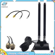 【ouwym9al】5G CPE Antenna LTE SMA Male Antenna High Gain 46DBi 5G External Extension Cable Magnetic B
