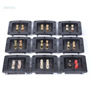 【3C】 Professional Speaker Junction Box 4 Terminal Binding Post For Easy Wiring