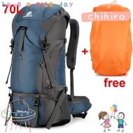 CHIHIRO Travel Backpack, Multi Purpose Handheld Travel Rucksack,  Waterproof 70L Breathable Mountain