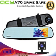 ORIGINAL QCY Vehicle A70 Blackbox 1080P+720PCar DVR Camcorder Dual Dashcam