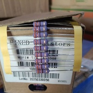 UNGU 10.pcs 330 ohm Resistor 1watt R 330ohm 1 watt purple color.