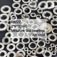 692ZZ 2*6*3 (mm) Miniature ball bearing