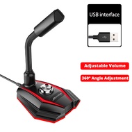 Desktop Wired Microphone USB Professional Wired Mic Support Noise Cancelling For Conference Speech W
