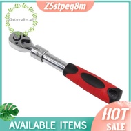 Flexible Head 1/4 Inch Drive 180 Degree Ratchet Spanner Reversible 72 Teeth Extendable Socket Wrench