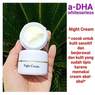 cream malam glowing a dha skincare