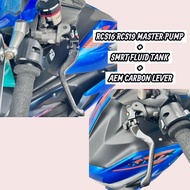Original Brembo RCS16 RCS19 Brake Master Pump+AEM Carbon Lever+SMRT Fluid Tank Left Right Set PNP