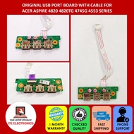 ORIGINAL ACER ASPIRE 4820 4820TG 4745G 4553 SERIES USB BOARD WITH CABLE DA0ZQ1TB8D0
