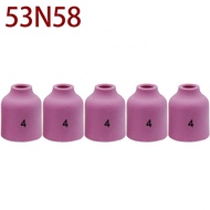 53N59 53N61S Ceramic Cups for TIG Welding Torch 5PCS Gas Lens Alumina Nozzle Set
