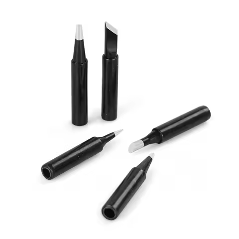 NEWACALOX 5Pcs 900M-T Soldering Iron Tips Lead-free Welding Tip I/2.4D/K/4C/B for YiHua 936 937 907 