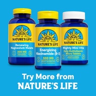 Nature's Life Energizing Vitamin B3 Niacinamide 500mg Supplement