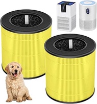 B-D02L B-D02U Pet Care Replacement Filter, Compatible with VEWIOR B-D02U Air Purifier, MOOKA B-D02L
