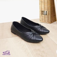 NEW DEALS Women's Casual Ribbon Flatshoes FLT17 2 Colors (Black, Cream)