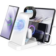 5 in 1 Wireless Charger for Samsung, Wireless Charging Station for Multiple Devices, Fast Charger St