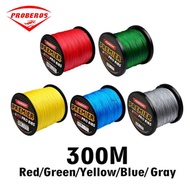 Proberos Casting Fishing line 300M Braided Line x8 15lb 20lb 30lb 40lb 50lb 60lb 70lb 80lb 100lb 120