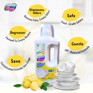Yeezy Kleen Dish Washing Liquid - Gentle & Safe 富贵手适用 -1000ml -Pencuci Pinggan/Sabun Pencuci/洗碗液/洗碗水