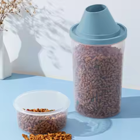 Airtight Food Storage 1000ml Airtight Cat Food Container irtight Container for Pets and Puppies Pet