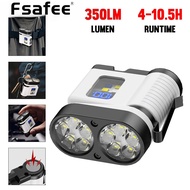 FSAFEE YSD-10 Mini Keychain Flashlight Rechargeable 18350 Battery Multi-Mode Portable LED Flashlight