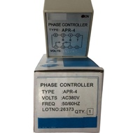 Relay  APR-4 rơ le báo mất pha công tắc bảo vệ mất pha điện áp 380VAC kèm chân đế PF083A