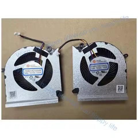 L... New CPU GPU Cooling Fan For MSI 15M3 15M4 Vector 16 HX N538 N539