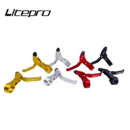 Litepro Bike Handlebar P91 V Brake Lever Aluminum alloy Ultralight  V Brake Levers For Folding Bike