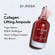 [Dr. Rosa] Vegan Salmon Lifting Ampoule, PDRN 20,0000 pm &amp; Mucin Collagen Complex, Korean Skin Booster, Trendy Beauty Enhancer, Rejuvenating Serum (Anti-wrinkle, Elasticity) 15 ml