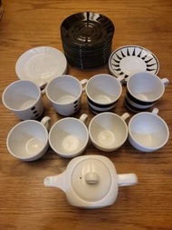 二手 茶杯茶壺組 IKEA &amp; STEELITE 茶盤 杯子 咖啡杯 馬克杯 陶瓷