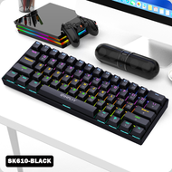 Inplay SK610 Wireless Bluetooth Mechanical Keyboard Tri-Mode With Brown Switch RGB Gaming Mechanical