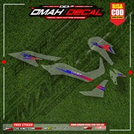 New transparent NMAX striping, latest minimalist racing motif modification, NMAX sticker zk-01
