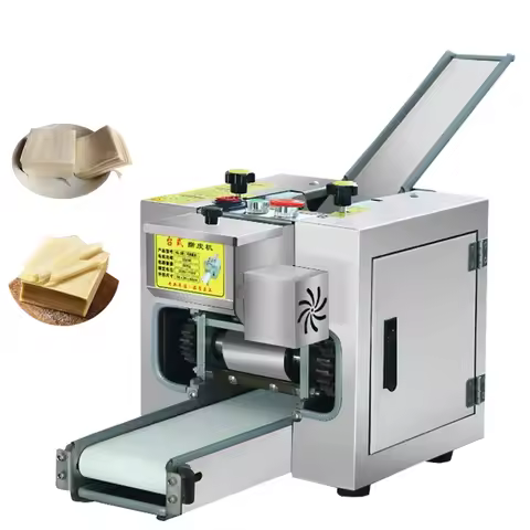 Commercial Bun Tortilla Roti Chapati Wrapper Making Machine Pastry Dough Sheets Dumpling Skin Maker