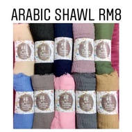 SHAWL ARABIC FRINGE COTTON/Arabic hijab shawl/shawl nagero