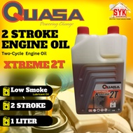 SYK QUASA XFast2T Xtreme2T 1Liter 2T Oil 2-Stroke Lubricant Engine Oil For Grass Cutter Chainsaw Mes