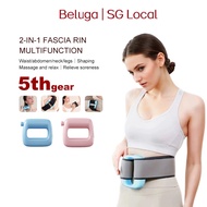✅Beluge 2-IN-1 Fascia Gun Fascia Ring Professional Muscle Relaxation Massager Abdominal fat burning 