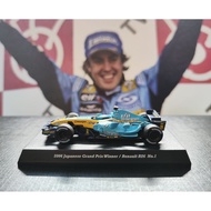 F1 Racing Car Model 1: 64 Kyosho Renault R26 Alonso Japan Station Championship 2006 Racing Season Su