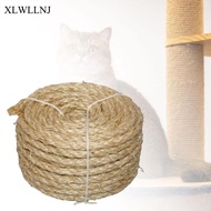 XLWLLNJ SiaBiced Sisal Rope Braided Rope Handicraft Thick Wrapping Twine Rope Jute Twine Rope For