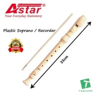 Astar AR500 Recorder / Rekoder / Astar AR500 Plastic Soprano Flute Recorder with Cleaning Stick