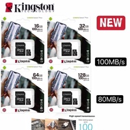 Kingston Memory Card Micro SD8GB 16GB 32GB 64GB 128GB Class 10 คิงส์ตัน เมมโมรี่การ์ด ใช้ได้ 100%