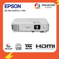 โปรเจคเตอร์ EPSON EB-X06 (3600 lm / XGA)